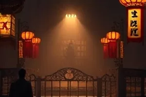 无声广播站悬疑群像封面，凌晨的广播话筒