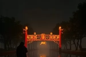 橘色台风封面，暴雨前的橘色云层