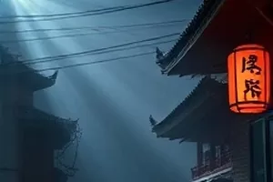 纸鸢航线封面，天空里排成线的纸鸢