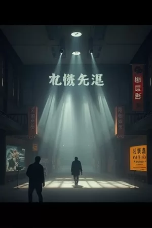 雾灯少年剧集封面，雨夜路灯下的少年背影